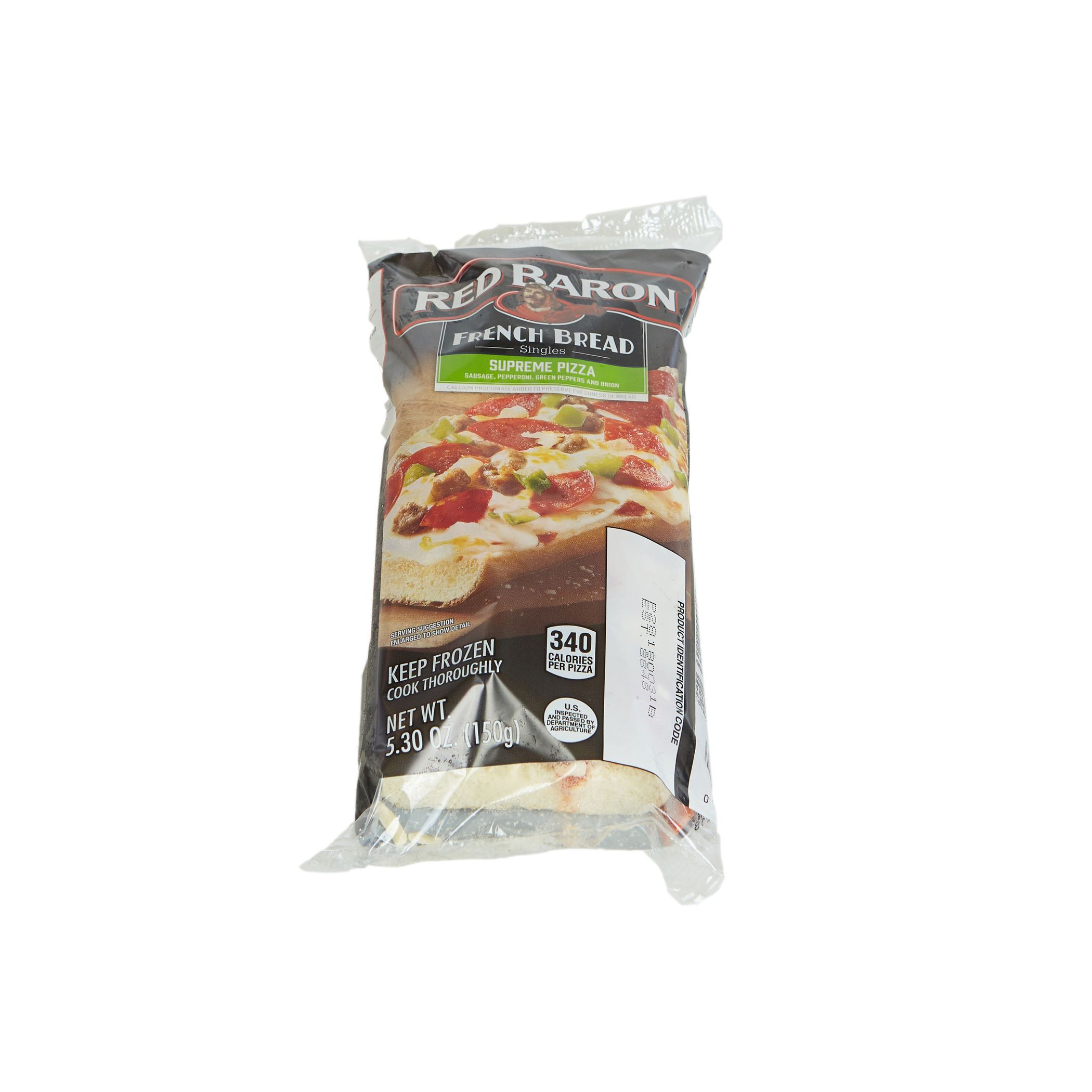 Red Baron French Bread Supreme Pizza 5.3 oz Inner Pack: 24 - 741640